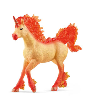 Schleich Elementa Fire Unicorn Stallion Schleich Elementa Fire Unicorn Stallion