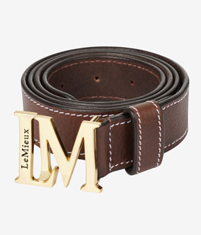 LeMieux Monogram Belt - Brown LeMieux Monogram Belt - Brown