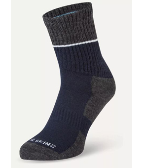 Sealskinz Thurton Solo Quick Dry Mid Sock Navy Sealskinz Thurton Solo Quick Dry Mid Sock Navy