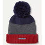 Sealskinz Flitcham Waterproof Bobble Hat Orange/Grey/Navy