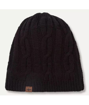 Sealskinz Blakeney Waterproof Cable Knit Beanie Black Sealskinz Blakeney Waterproof Cable Knit Beanie Black
