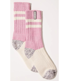Sealskinz Womens Cawston Bamboo Mid Sock Pink/Grey/Cream Sealskinz Womens Cawston Bamboo Mid Sock Pink/Grey/Cream
