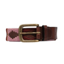 Hy Equestrian Polo Belt Purple/Pink/Beige