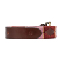 Hy Equestrian Polo Belt Purple/Pink/Beige