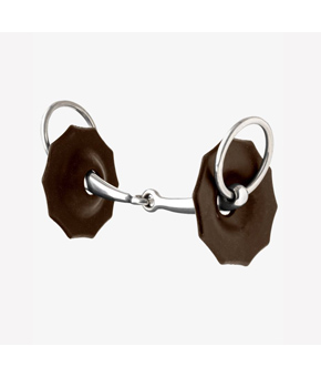 LeMieux Contoured Rubber Bit Guards Brown LeMieux Contoured Rubber Bit Guards Brown