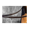 LeMieux Rubber Half Lined Reins Brown/Silver
