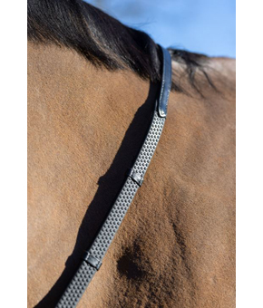 LeMieux Rubber Reins With Stops Black LeMieux Rubber Reins With Stops Black