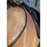 LeMieux Rubber Reins With Stoppers Brown/Silver