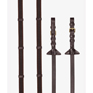 LeMieux Rubber Grip Continental Reins Hav/Brass