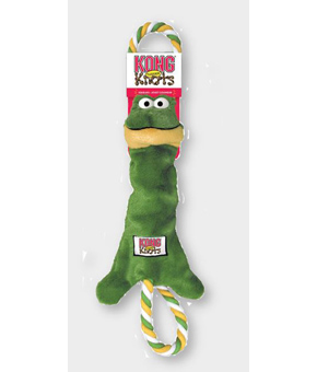 Kong Tugger Knots Frog Dog Toy Kong Tugger Knots Frog Dog Toy