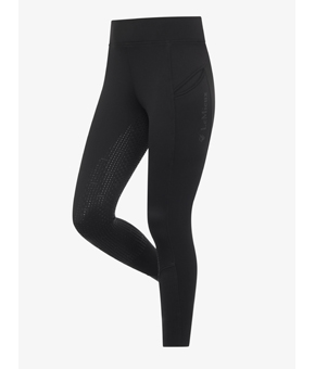 LeMieux Winter Brushed Pull On Breeches - Black LeMieux Winter Brushed Pull On Breeches - Black