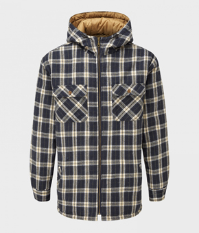 Castle Clothing Penarth Zip Hoodie - Blue Castle Clothing Penarth Zip Hoodie - Blue