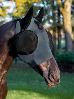 LeMieux Bug Relief Half Fly Mask - Jay Blue LeMieux Bug Relief Half Fly Mask - Jay Blue