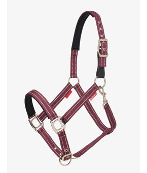 LeMieux Essential Yard Headcollar - Burgundy