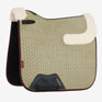 LeMieux Merino Plus Suede Dressage Square - Fern