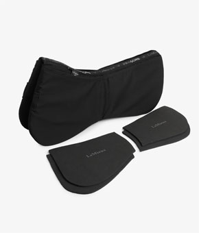 LeMieux ProSorb Plain 2 Pocket Half Pad Black LeMieux ProSorb Plain 2 Pocket Half Pad Black