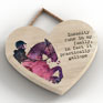 Platinum Agencies Small Heart Plaque - Gallops