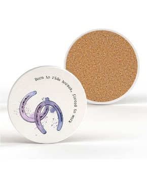 Platinum Agencies Ceramic Coaster - Born to Ride Platinum Agencies Ceramic Coaster - Born to Ride