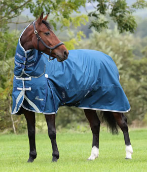 Shires Highlander Original 50 Combo Turnout Rug - Ocean Shires Highlander Original 50 Combo Turnout Rug - Ocean