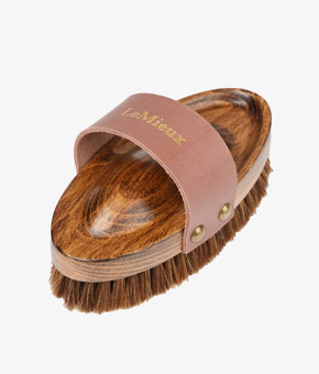 LeMieux Artisan Soft Speckled Brush - Brown