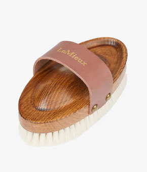 LeMieux Artisan Soft Goats Hair Brush - Brown