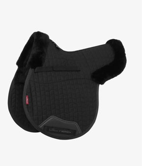 Merino+ Half Lined GP Numnah Black/Black Merino+ Half Lined GP Numnah Black/Black
