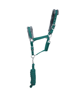 Hy Sport Active Head Collar & Lead Rope - Alpine Green Hy Sport Active Head Collar & Lead Rope - Alpine Green
