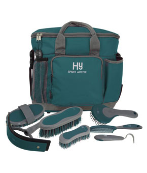 Hy Sport Active Complete Grooming Bag - Alpine Green Hy Sport Active Complete Grooming Bag - Alpine Green