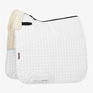 LeMieux Merino+ Half Lined Dressage Square White/Natural