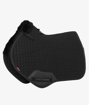 LeMieux Merino+ Half Lined Close Contact Square Black/Black LeMieux Merino+ Half Lined Close Contact Square Black/Black