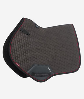 LeMieux Suede Close Contact Square - Cinder