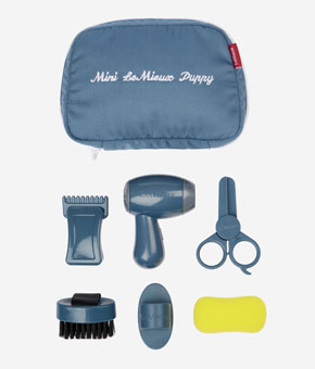 LeMieux Toy Puppy Grooming Kit Ice Blue