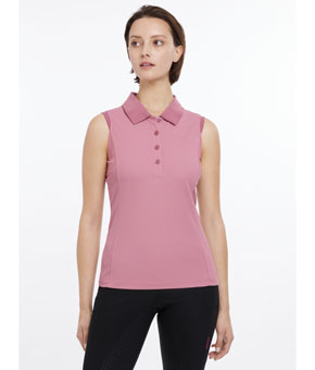 LeMieux Marissa Sleeveless Polo - Peony