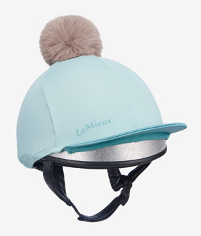 LeMieux Pom Pom Hat Silk - Aqua/Lagoon