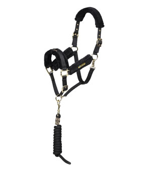 ARMA Logo Headcollar & Lead Rope - Black ARMA Logo Headcollar & Lead Rope - Black