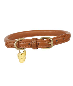 Digby & Fox Rolled Leather Dog Collar