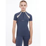 LeMieux Young Rider Short Sleeve Mia Mesh Base Layer Dusk Blue