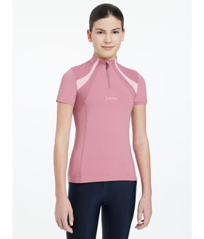 LeMieux Young Rider Short Sleeve Mia Mesh Base Layer Peony