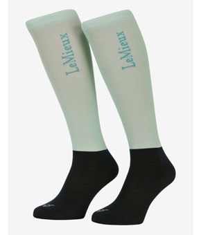 LeMieux Competition Socks 2 pack Aqua LeMieux Competition Socks 2 pack Aqua