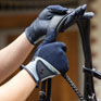 LeMieux Pro Mesh Gloves Navy/Aqua