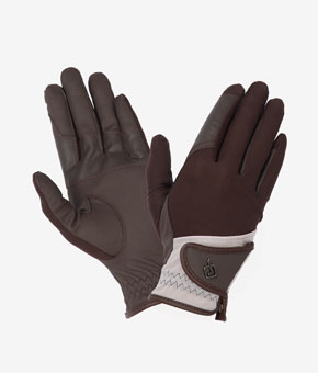 LeMieux Pro Mesh Gloves Brown/Almond LeMieux Pro Mesh Gloves Brown/Almond