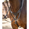 Arika Elasticated Breastplate Black/Silver