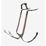 LeMieux Arika Elasticated Breastplate Brown/Silver