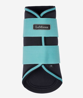 LeMieux Grafter Brushing Boots Lagoon