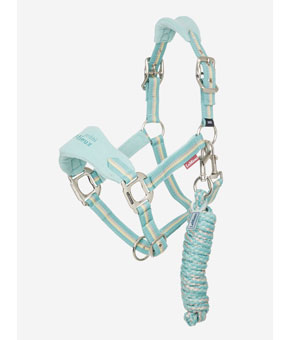 LeMieux Mini Vogue Headcollar & Leadrope Aqua