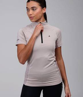 Aubrion React Short Sleeve Base Layer - Sand