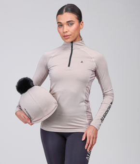Aubrion React Long Sleeve Base Layer - Sand