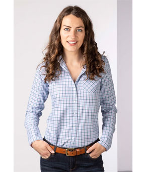 Rydale Ladies Long Sleeve Shirt - Ellie II Blue