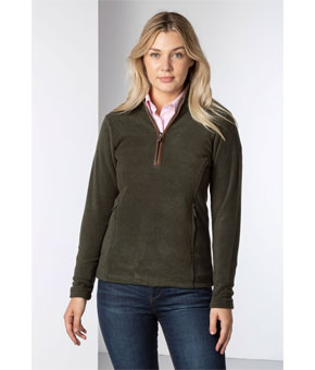 Rydale Ladies Huggate Overhead Fleece - Khaki