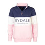 Rydale Byland Ladies Sweatshirt - Denim/White/Sorbet